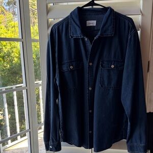 Frame Denim Men's Shirt Jacket - Deep Blue